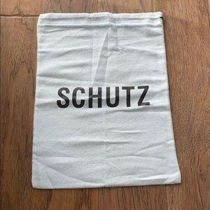 SCHUTZ Designer Cloth Dust Bag White Authentic